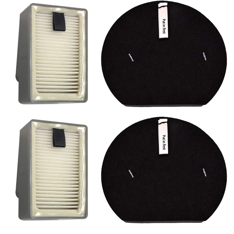 Fette Filter - Filter Set Compatible with Bissell ICON Pet Cordless Stick Vacuums Compare to Part # 1621427 &1621616 & 1621064 & 2792 (2 Pre & 2 Post Motor Filters) - Image 2